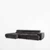 Coltar Chani PR2, 320x150x71-86 cm, Stofa, Grafit picture - 3