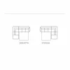 Coltar Chani PR2, 320x150x71-86 cm, Stofa, Grafit picture - 7