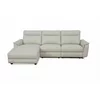 Coltar Cu Recliner Fisher U50763M, 259x162.5x101.5 h cm, Piele Naturala, Crem picture - 1
