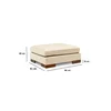 Coltar Cu Taburet Tulip, Stanga, 313x193x80 cm, Beige picture - 8