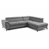 Coltar Extensibil Aldeia, 251.5x200x70/90 cm, Stofa - Gri Deschis picture - 1