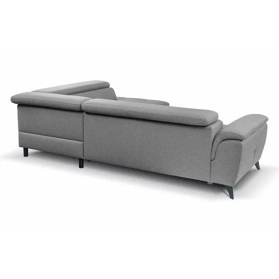 Coltar Extensibil Aldeia, 251.5x200x70/90 cm, Stofa - Gri Deschis picture - 4