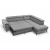 Coltar Extensibil Aldeia, 251.5x200x70/90 cm, Stofa - Gri Deschis picture - 5