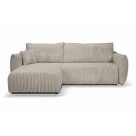 Coltar Extensibil Allora, 257x177x88, Stofa, Beige