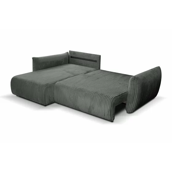 Coltar Extensibil Allora, 257x177x88, Stofa, Gri picture - 4