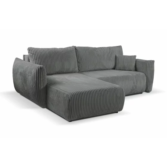 Coltar Extensibil Allora, 257x177x88, Stofa, Gri picture - 8