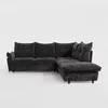 Coltar Extensibil Almeria, PR2, 250x220x95 cm, Stofa Reven 18, Grafit picture - 1