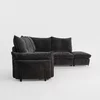 Coltar Extensibil Almeria, PR2, 250x220x95 cm, Stofa Reven 18, Grafit picture - 3