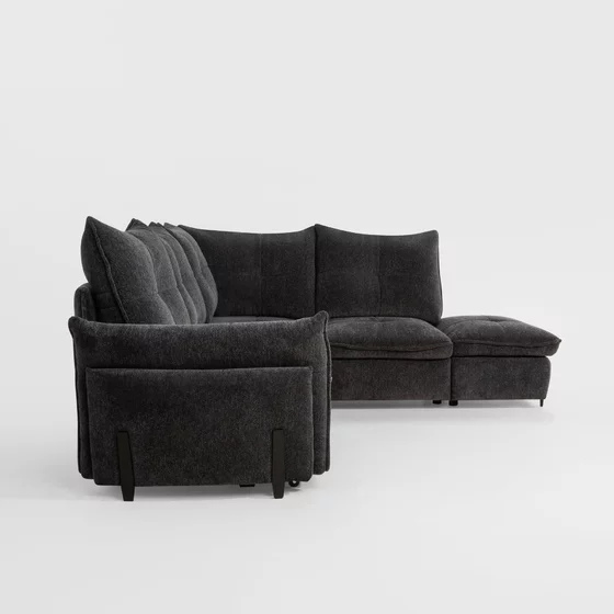 Coltar Extensibil Almeria, PR2, 250x220x95 cm, Stofa Reven 18, Grafit picture - 3