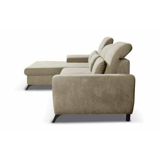 Coltar Extensibil Alta, 279x172x70-96 cm, Stofa, Beige picture - 4