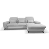 Coltar Extensibil Alta, 279x172x70-96 cm, Stofa, Gri Deschis picture - 7