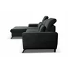 Coltar Extensibil Alta, 279x172x70-96 cm, Stofa, Negru picture - 4