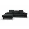 Coltar Extensibil Alta, 279x172x70-96 cm, Stofa, Negru picture - 3
