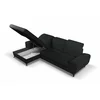 Coltar Extensibil Alta, 279x172x70-96 cm, Stofa, Negru picture - 6