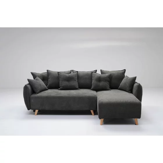 Coltar Extensibil Anstice, 245x148x91 cm, Stofa Gri picture - 1