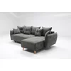 Coltar Extensibil Anstice, 245x148x91 cm, Stofa Gri picture - 3