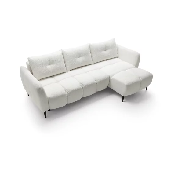 Coltar Extensibil Apollo, 250x150x90 cm, Stofa, Beige picture - 6