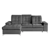 Coltar Extensibil Ariado, 254x187x94-110 cm, Stofa - Gri picture - 1