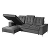 Coltar Extensibil Ariado, 254x187x94-110 cm, Stofa - Gri picture - 5