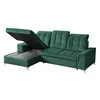 Coltar Extensibil Ariado, 254x187x94-110 cm, Stofa - Verde picture - 5