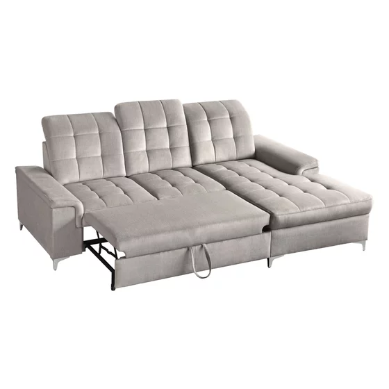 Coltar Extensibil Ariado, 254x187x94-110 cm, Stofa - Beige picture - 2