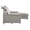 Coltar Extensibil Ariado, 254x187x94-110 cm, Stofa - Beige picture - 5