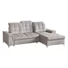 Coltar Extensibil Ariado, 254x187x94-110 cm, Stofa - Beige picture - 1