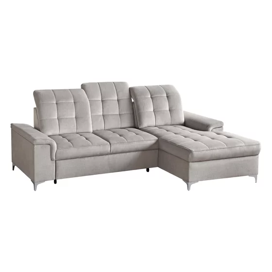 Coltar Extensibil Ariado, 254x187x94-110 cm, Stofa - Beige picture - 1