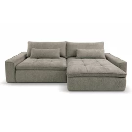 Coltar Extensibil Athos, 292x190x97 cm, Stofa, Gri