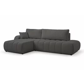 Coltar Extensibil Ballo, 276x176x88 cm, Stofa, Gri