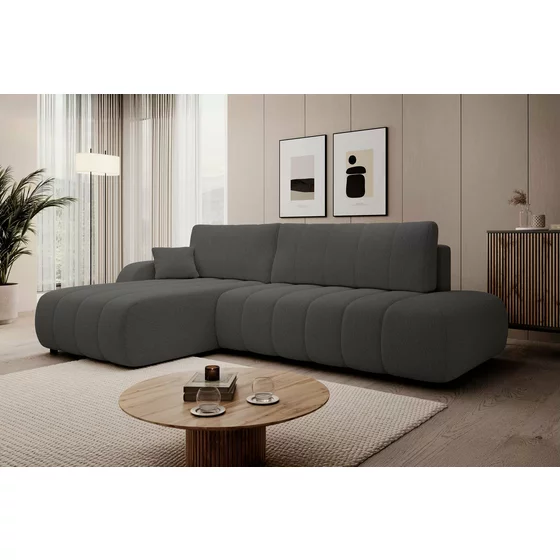 Coltar Extensibil Ballo, 276x176x88 cm, Stofa, Gri picture - 5