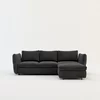 Coltar Extensibil Ballo PR1, 262x189x86 cm, Stofa Antracit picture - 1