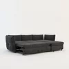 Coltar Extensibil Ballo PR1, 262x189x86 cm, Stofa Antracit picture - 5