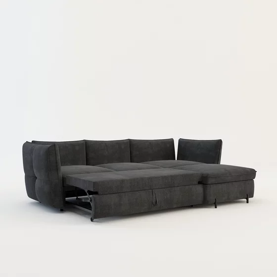 Coltar Extensibil Ballo PR1, 262x189x86 cm, Stofa Antracit picture - 5
