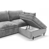 Coltar Extensibil Ballo PR1, 262x189x86 cm, Stofa, Gri picture - 4