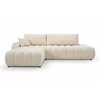 Coltar Extensibil Ballo, 276x176x88 cm, Stofa, Crem picture - 11