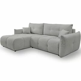 Coltar Extensibil Base, 257x177x88 cm, Stofa - Gri,