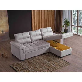 Coltar Extensibil Cansas L, 260x168x100 cm, Stofa Bej