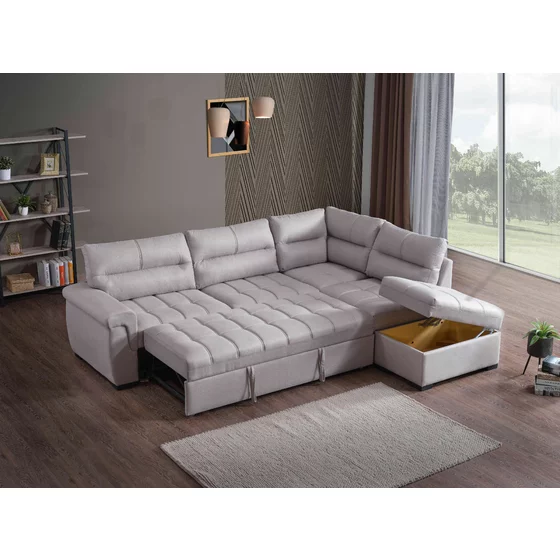 Coltar Extensibil Cansas Prime, 300x230x100 cm, Stofa Bej picture - 2