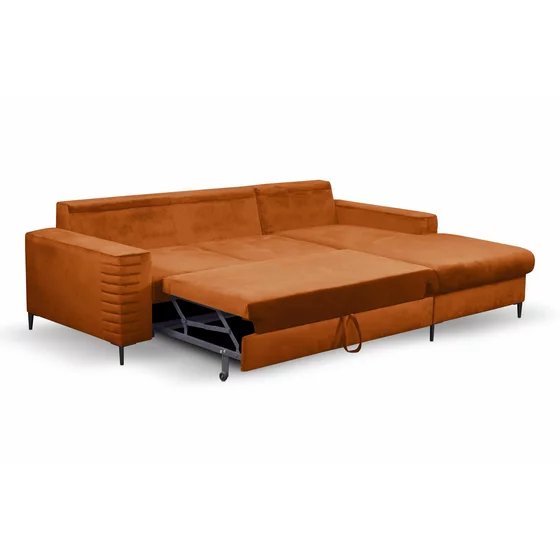 Coltar Extensibil Collin, 252x165x117 H cm, Stofa tip Catifea Scortisoara, Velutto 33 picture - 4