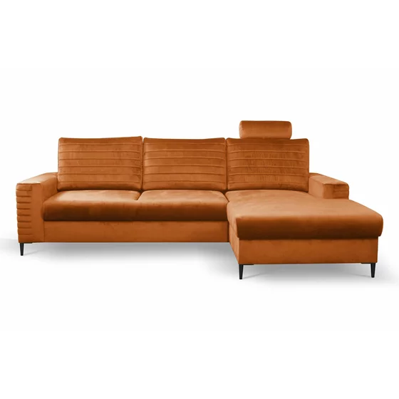 Coltar Extensibil Collin, 252x165x117 H cm, Stofa tip Catifea Scortisoara, Velutto 33 picture - 2