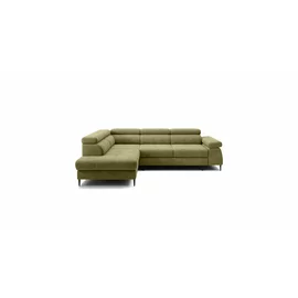 Coltar Extensibil Cordoba II, 275x203x76-90 cm, Stofa, Verde