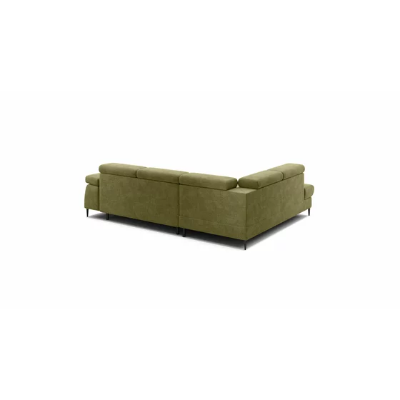 Coltar Extensibil Cordoba II, 275x203x76-90 cm, Stofa, Verde picture - 4