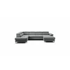 Coltar Extensibil Cordoba III,Forma U, 346x203x76-90 cm, Stofa, Gri-Verzui picture - 2