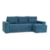 Coltar Extensibil Costa, 252x140x92 cm, Stofa Rosario 460, Albastru picture - 1