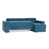 Coltar Extensibil Costa, 252x140x92 cm, Stofa Rosario 460, Albastru picture - 2