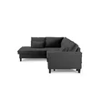 Coltar Extensibil Daytona, 233x202x86 cm, Stofa Gri picture - 3