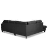 Coltar Extensibil Daytona, 233x202x86 cm, Stofa Gri picture - 4