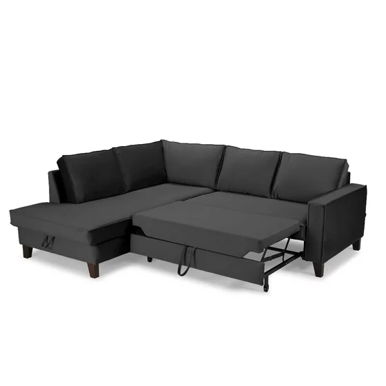 Coltar Extensibil Daytona, 233x202x86 cm, Stofa Gri picture - 5