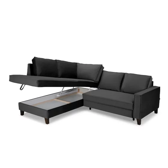Coltar Extensibil Daytona, 233x202x86 cm, Stofa Gri picture - 6